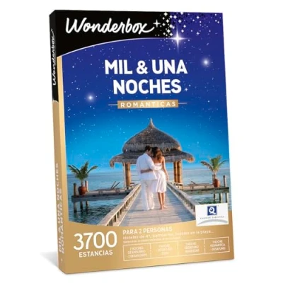 Imagen de WONDERBOX Caja Regalo MIL &amp; una Noches ROMÁNTICAS Estancia con Diferentes Opciones a Elegir Entre 3.700 hoteles románticos para Dos Personas.