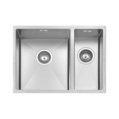Imagen de JASSFERRY Fregadero de cocina 1,5 senos, Acero Inoxidable, bajo encimera, con colador residuos