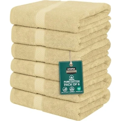 Imagen de Utopia Towels Juego de 6 Toallas baño 61 x 121 cm