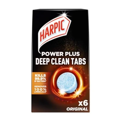 Imagen de Harpic Power Plus Deep Clean Tabs Original x6 Limpia donde el cepillo no puede alcanzar
