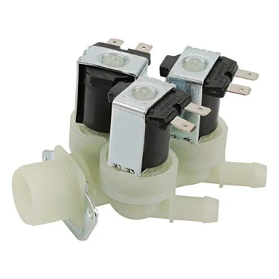 Imagen de TOPINCN Válvula Solenoide Entrada De Agua 3 Vías N/C Eléctrica Cerrada Normal Ca 220V G3 / 4