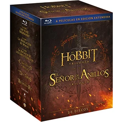 Imagen de El Hobbit Trilogía Señor de los Anillos [30 discos] [Blu ray]