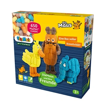 Imagen de PlayMais Basic My 1st Mouse Juego de manualidades para niños a partir 3 años, juguete motricidad con 650 piezas