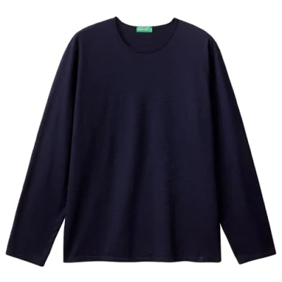Imagen de United Colors of Benetton Camiseta M/L 3je1j19a9, Turquesa, Hombres