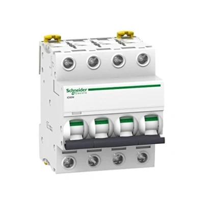 Imagen de Schneider Electric A9F79463 Interruptor Automático Magnetotérmico Ic60N, 4P, 63A, Curva C