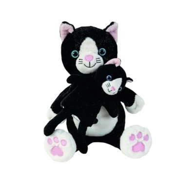 Imagen de Beleduc Mimi Marioneta de Mano Madre e Hijo, Multicolor, 10 x 30.5 24 cm (40460)