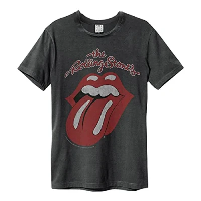 Imagen de Amplified Camiseta unisex de The Rolling Stones, gris, M