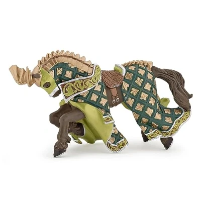 Imagen de Papo 39923 Caballo Campeón del Dragón [Importado de Alemania] 39923,papo Drache,Tiere Figura, Color Verde marrón Beige