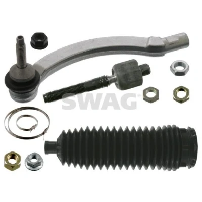 Imagen de SWAG 55 94 0555 Barra de dirección Eje delantero, izquierda con tuercas abrazaderas, manguito VOLVO: S60 I, XC70 I Cross Country