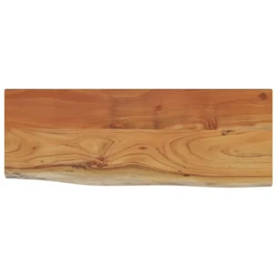 Imagen de vidaXL Estante Pared Rectangular Madera Acacia Borde Vivo 70x30x2,5 cm