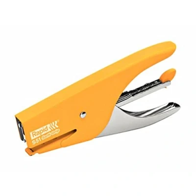 Imagen de RAPID S51 Supreme Soft Grip Grapadora con pinza 15 fg Amarillo 10538743