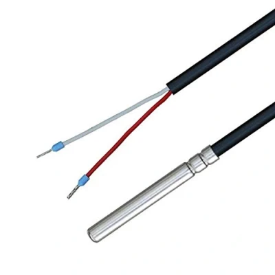 Imagen de KTY81 110 Sensor de temperatura con cable PVC hasta 105 C, probeta temperatura, calefacción, KTY, 5 metros