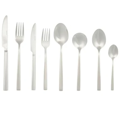 Imagen de Salter BW12427EU7 Winslow Juego de cubiertos 44 piezas Platería acero inoxidable, Servicio para 6 personas, cuchillos, tenedores, cucharaditas, cucharas sopa, servir