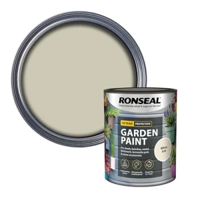 Imagen de Ronseal RSLGPWA750 GPWA750 Pintura para jardín (750 ml, 750 ml), color blanco