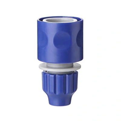 Imagen de Tatay Conector Rápido Top Line para Mangueras de 9 mm, a Racor Universal, Fácil Instalación, Protección Solar, Azul