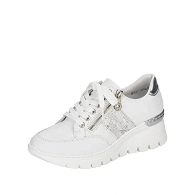 Imagen de Rieker N8322, Zapatillas Mujer, Blanco, 40 EU
