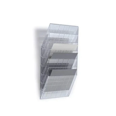 Imagen de Durable 1709785400 dispensador de folletos Flexiboxx Formato apaisado 6 A4, Transparente