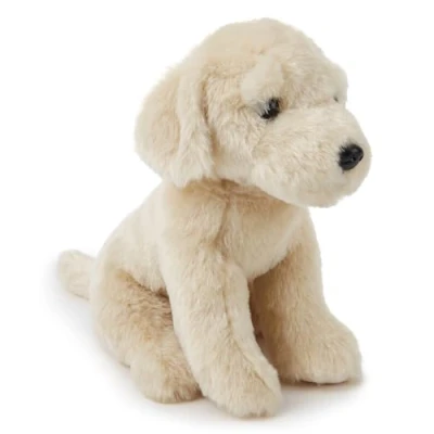 Imagen de Zappi Co Labrador de Peluche (25 cm) Perro Amigable y Agradable, Ecológico, Ideal para Pequeños Fanáticos Perros, 100% Reciclado