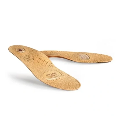 Imagen de Plantillas de Cuero Ortopédicas Premium para Calzado, con Soporte El Arco Y Almohadilla Gel, Hombres Mujeres, Relax Gel Kaps, Todos Los Tamaños (36 EUR)