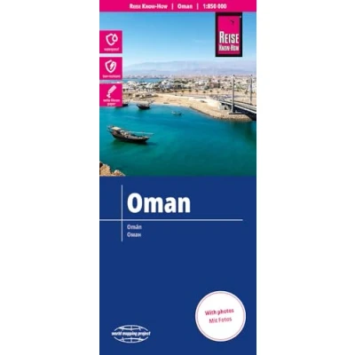 Imagen de Omán, mapa impermeable de carreteras. Escala 1:850.000 impermeable. Reise Know How.: reiß und wasserfest (world mapping project) (Oman (1:850.000))