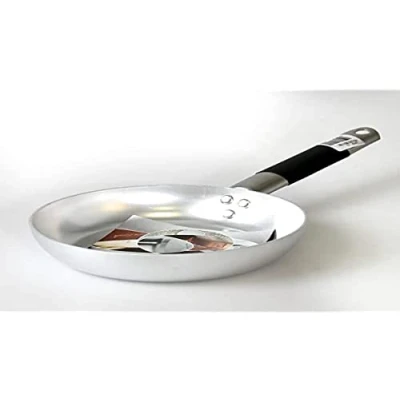 Imagen de Ollas Agnelli Pan avellanado Baja, Aluminio, 3 mm de Espesor, con Mango Tubular Acero Inoxidable Cool, Plata, 20 cm