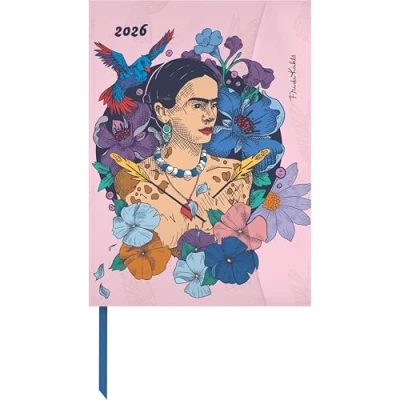 Imagen de Frida Kahlo 2026 Diary Buchkalender Taschenkalender 16x22: Magneto