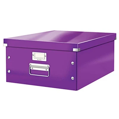 Imagen de Leitz Caja de almacenamiento grande A3, Púrpura, Click and Store, 60450062