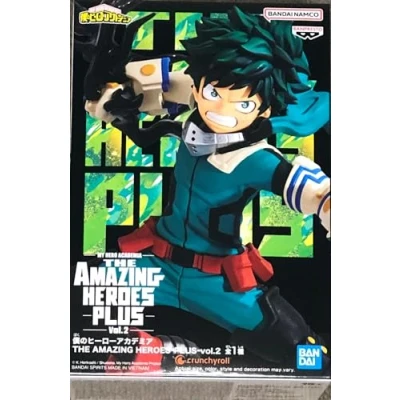 Imagen de Banpresto Figura de Acción Izuku Midoriya Deku My Hero Academia The Amazing Heroes Plus Vol.2 13cm BP19589P Multicolor