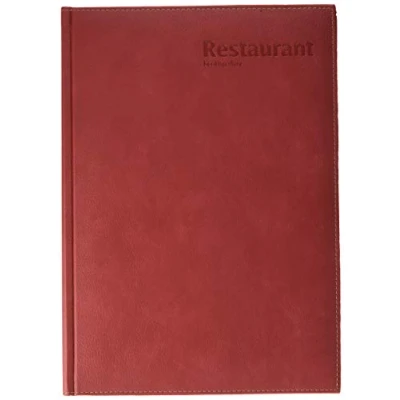Imagen de Castelli U07/24 391 diario de reservas restaurantes A4, color rojo