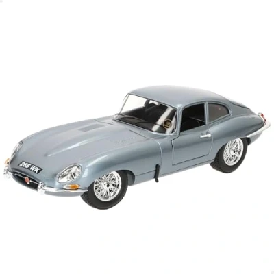 Imagen de Bburago Jaguar E Coupe 1961 en escala 1:18 y color azul claro (18 12044B), multicolor , color/modelo surtido