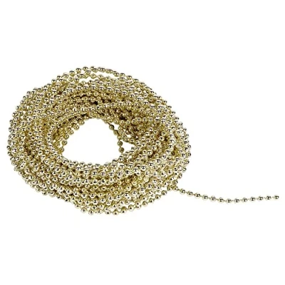 Imagen de Ideen mit Herz Cinta de perlas, perlas: 3 mm diámetro, 10 m largo (oro claro)