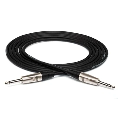 Imagen de Hosa HSS 001.5, Pro Balanced Interconnect, REAN 1/4 in TRS to Same, 1.5 ft