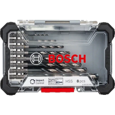Imagen de BOSCH 2 608 577 146 Juego de brocas en espiral para metal 60, 72, 83, 91, 98, 109, 117, 133 2, 3, 4, 5, 6, 7, 8, 10