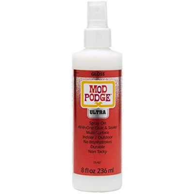 Imagen de Mod Podge Pegamento para Manualidades a Cuadros, 8 onzas, 236 ml,
