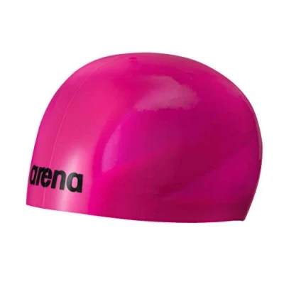 Imagen de arena 3D Ultra Gorro de Piscina Unisex para Adulto, Color Fucsia y Negro, Talla única