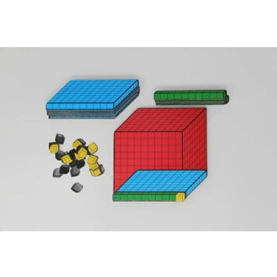 Imagen de WISSNER® aktiv lernen Dienes láminas magnéticas en 3D (52 partes)