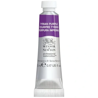 Imagen de W&amp;N Acuarela Profesional Colección Revival, tubo de 5 ml Púrpura Imperial