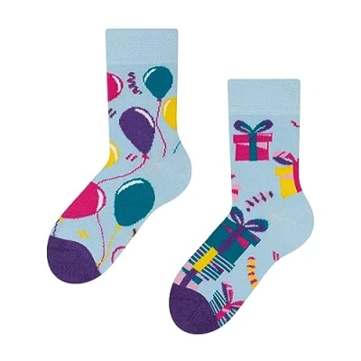 Imagen de Dedoles Calcetines Unisex Hombre Mujer y Niños Algodón muchos diseños divertidos diferente izquierda derecha, color: Multicolor, diseño: Fiesta, tamaño: 23 26