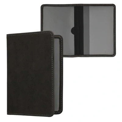 Imagen de kwmobile Funda para carné de conducir Estuche protector ante sintético permiso circulación y tarjetas negro