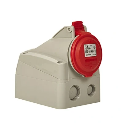 Imagen de Legrand Enchufe empotrable, 16 A, rojo, 1