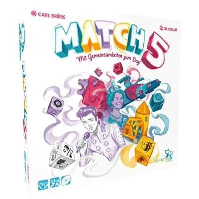 Imagen de Heidelberger Spieleverlag Match 5 Synapses Games Juego de Fiesta en alemán para 2 8 Personas a Partir 10 años