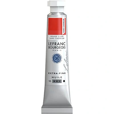 Imagen de Lefranc Bourgeois Óleo Extra Fino 20ml Tubo de pintura, Rojo claro libre Cadmio