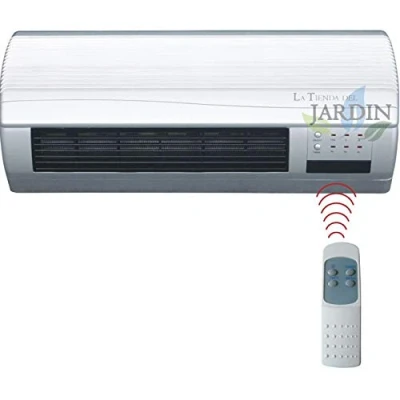 Imagen de Suinga Calefactor DE Pared, función ventilación. Potencia 1000 2000 W