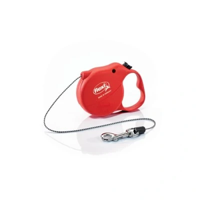 Imagen de Flexi Basic Standard Cord Red Mini Extra Small 3m Retractable Dog Leash/Lead for dogs up to 8kgs/18lbs