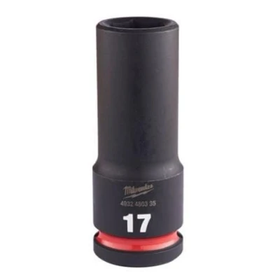 Imagen de Milwaukee 4932480335 Vaso de Impacto, Largo, 1/2&quot; Conducir, 17mm Tamaño