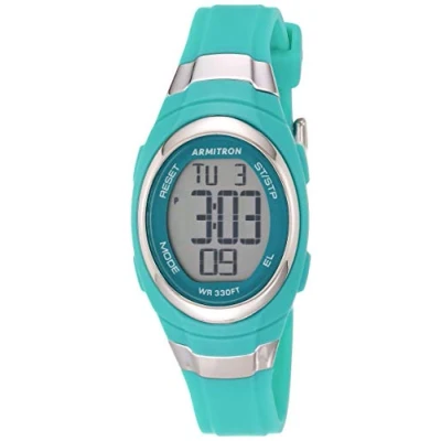 Imagen de Armitron Reloj Digital para Mujeres de Cuarzo con Correa en Resina 45/7034TEL, Turquesa