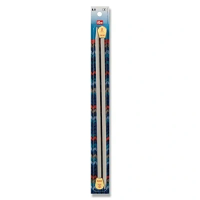 Imagen de Prym 35 cm 8 mm Single Punta de Tejer, 2 Unidades, plástico Gris