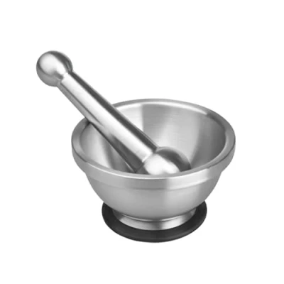 Imagen de Ibili Prisma Mortero inox, 12 x 8 cm