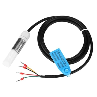 Imagen de FS400 SHT3X sensor de temperatura y humedad a prueba polvo Carcasa plástico acero inoxidable Salida I2C Sonda del suelo alta precisión(SHT30)