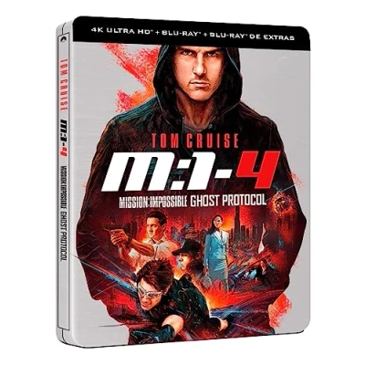 Imagen de Mision Imposible 4: Protocolo Fantasma (Ghost Protocol) (Steelbook) (4K UHD + Blu ray Extras) [Blu ray]